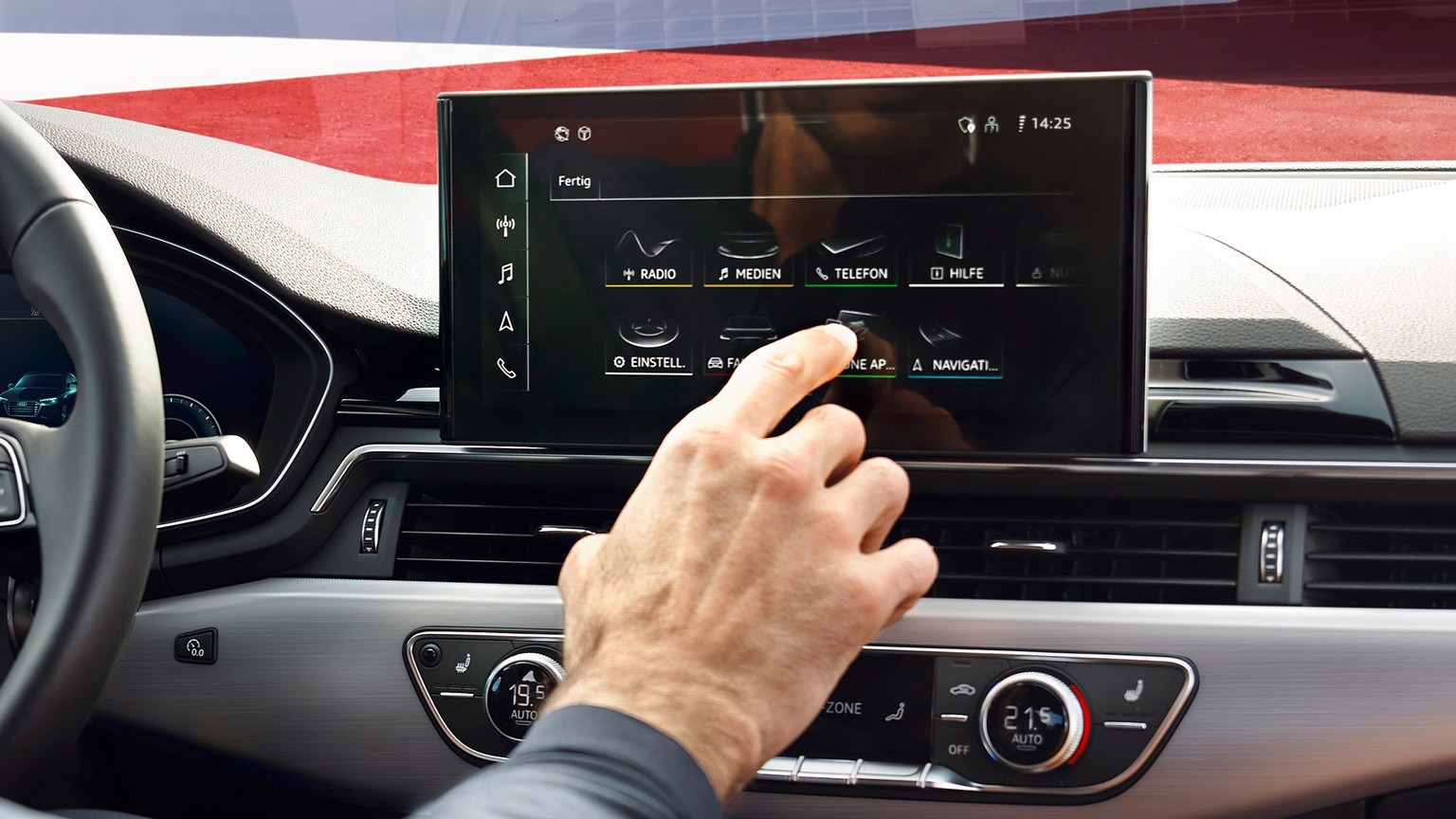 Audi S4 Sedan MMI touch display - Audi Australia